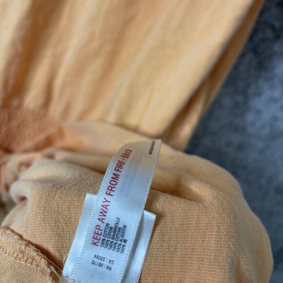 FP Beach Free People Jenny Mini Dress Orange Melo Pearl Size Medium - Picture 4 of 10